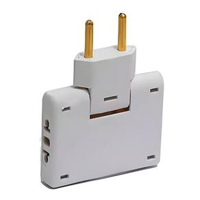 Adaptador Tomada Benjamin Dobrável Articulável NBR1045