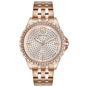 Relógio Feminino Seculus Cristais 44238LPSVRS2