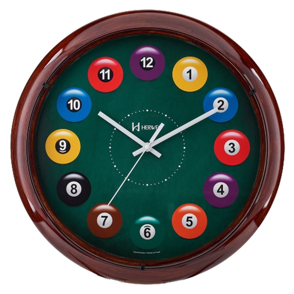 Relógio de Parede Sinuca Herweg 660117