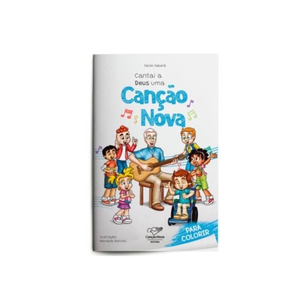 Cantai a Deus uma canção nova - para colorir