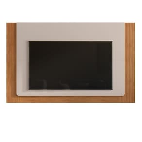 Painel Suspenso Roma 217cm Off White-cedro Para Até 60? - Casa D Off White-cedro