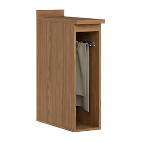 Balcão Porta Toalha Requinte 20cm Nature Com Tampo Mdp - Móveis Henn Nature