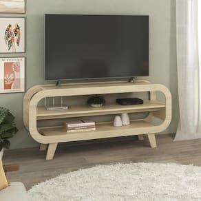 Rack Para Até 60 Polegadas 133,5cm Com Pés Retrô Multimóveis Cr45328