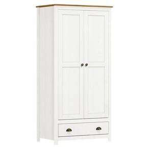 Guarda Roupa Solteiro Topázio 2 Portas E 1 Gaveta Branco-freijó - Finestra Móveis Branco-freijó