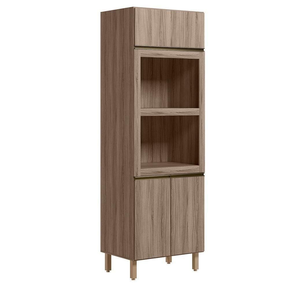 Torre Quente 3p 221x72cm Mdf Kali 16866 Carvalho Toq Carvalho Toq Nicioli Carvalho Toq Carvalho Toq
