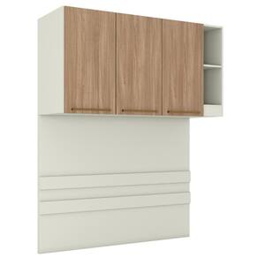 Ponte Casal Modulado 3 Portas 185x145 Cm Seletto Areia Jequitiba Henn Areia Jequitiba