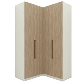 Guarda Roupa Modulado 3 Pecas 241x120 Cm Seletto Areia Jequitiba Henn Areia Jequitiba