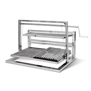 Grill Elevatório Slim em Aço Inox - JX Metais