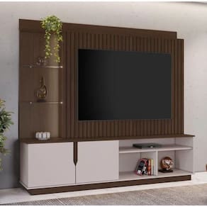 Home Amparo Para Até 60" Jcm Movelaria - Café Soft/off