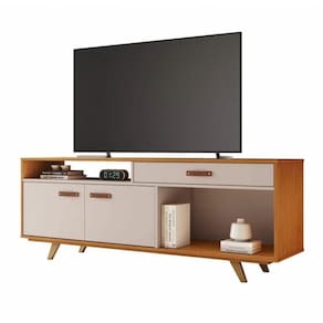 Rack ímpar Para Até 65" Jcm Movelaria - Cinamomo/off