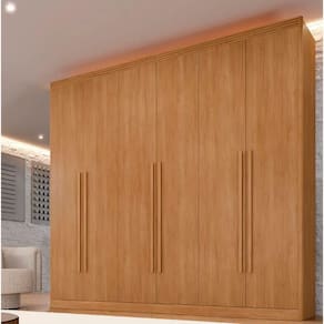 Guarda Roupa Cancun 6 Portas mdf Cinamomo - Benetil