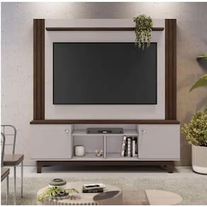 Home Bálsamo Para Até 65" Jcm Movelaria - Café Soft/off