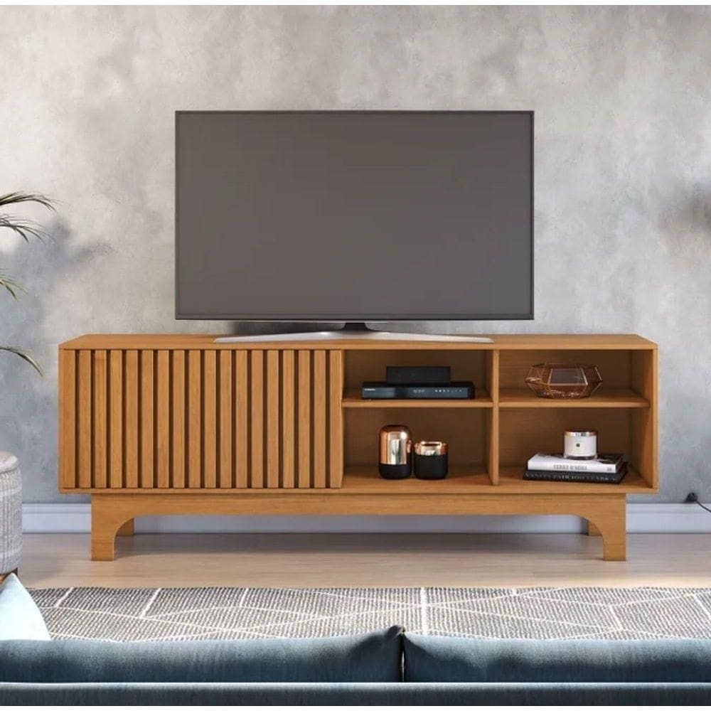 Rack Sereno Para Até 70" Jcm Movelaria - Cinamomo