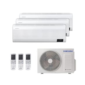 Ar Condicionado Multi Split Inverter Windfree Samsung 24.000 BTUs (2 Evap 9.000 e 1 Evap 12.000) Quente/Frio 220V Monofásico
