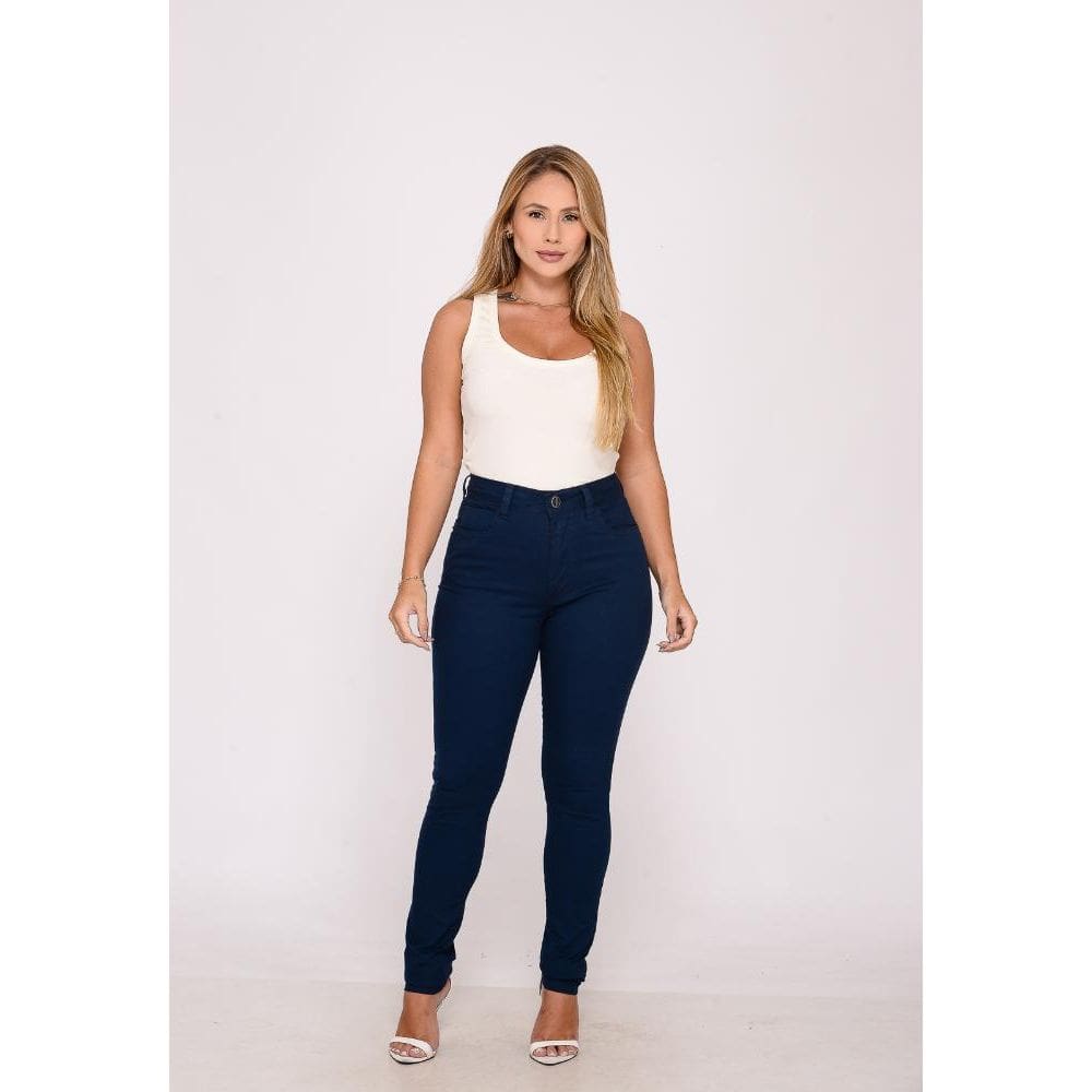Calça Feminina 7951 Azul Marinho [F075]