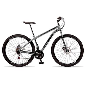Bicicleta Aro 29 Shimano Traseiro Aço 21 Velocidades Marchas Cor:grafite