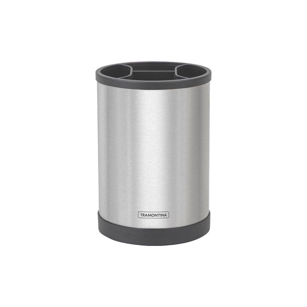 Porta-Utensílios Giratório Tramontina Plurale 61538130 Aço Inox
