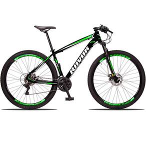 Bicicleta Aro 29 Alumínio Freio Hidraulico Bike 24 Marchas Verde