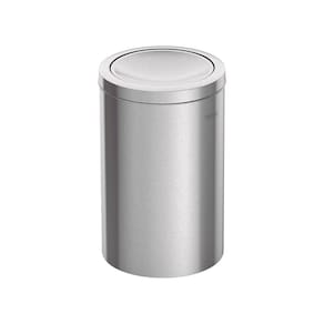 Lixeira Tramontina Swing Basculante 20L Redonda Inox Acetinado