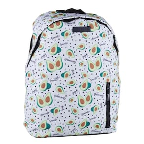 Mochila Escolar Com Estampa de Abacate  Dermiwil