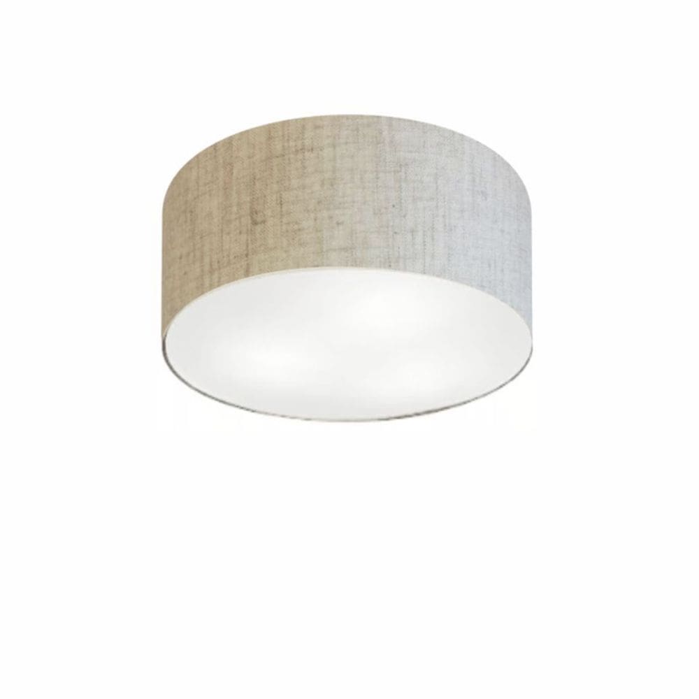 Plafon Para Sala Cilíndrico SL-3010 Cúpula Cor Rustico Bege