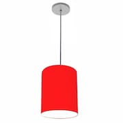 Lustre Luminária Pendente Vivare Free Lux PE-4103CZ Cúpula em Tecido 15x20cm