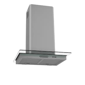 Coifa de Ilha Vidro Reto Inox 4 e 5 Bocas 60cm - Fogatti