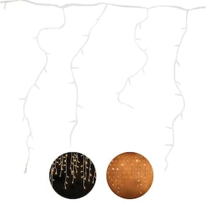 Cascata 240 Led 4,3M Natal 127V Pisca Pisca Enfeite Natalino