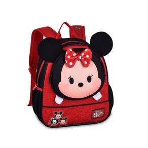 Mochila De Costas Escolar Infantil Minnie 3D Alça Acolchoada