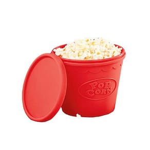 Balde Pipoca Silicone P/ Micro-ondas Saudável S/ Óleo 1,7lt