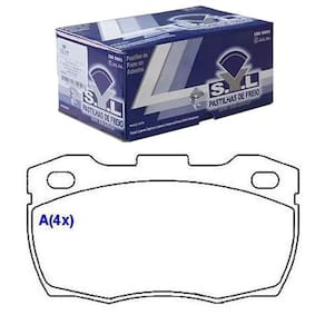 Pastilha De Freio Dianteira - Sistema Akebono - Defender 110 93≫ / Defender 130 90≫ / Defender 90 95≫ - Syl1282