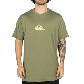 Camiseta Quiksilver Metal Comp WT25 Masculina Verde Escuro