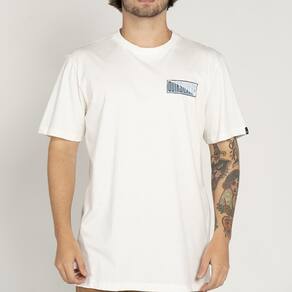 Camiseta Quiksilver Crossed Out WT25 Masculina Snow White