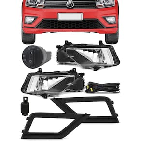 Kit Farol de Milha Neblina Vw Gol Voyage G7 2019 Saveiro G7 2016 2017 2018 2019