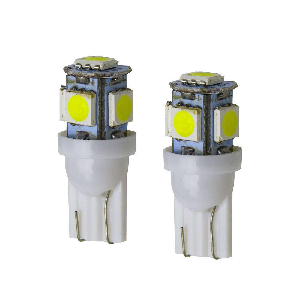 Par Lâmpada Pingo LED T10 5 Leds 5W Lanterna Pingão