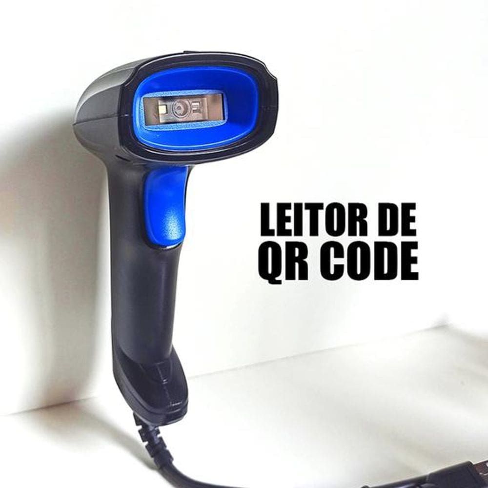 Leitor De QR CODE e Código De Barras com USB EXBOM LCB-Q210