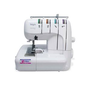 Máquina De Costura Overlock Doméstica Portátil Elgin - 2000