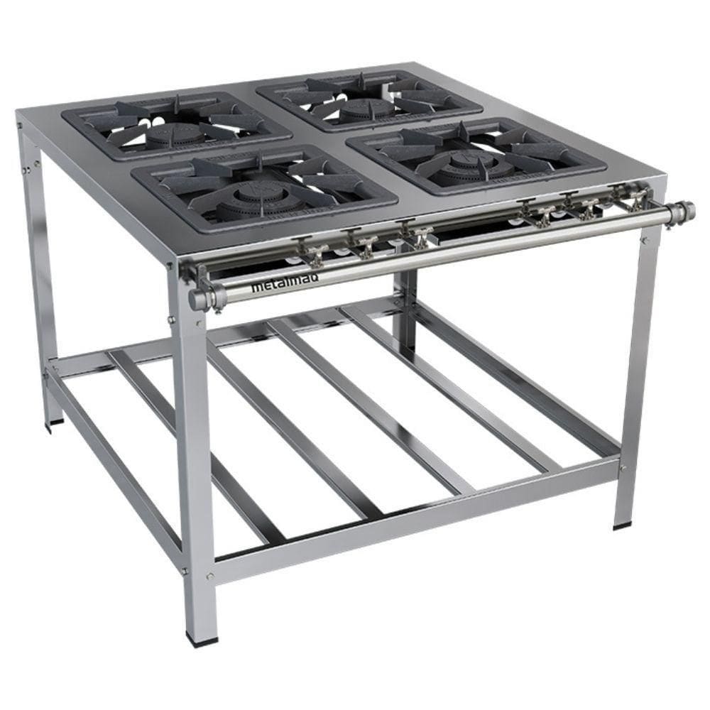 Fogão 4 Bocas Metalmaq S2020 Inox - M14