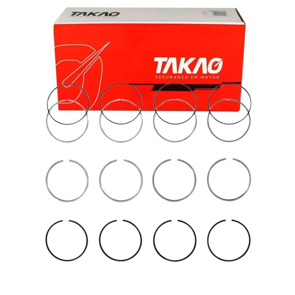 Anel Para Pistão (Jg) Ranger 3.0 16V 2005 A 2012 / Troller 3.0 16V 2005 A 2012 - Takao Asfo30D050