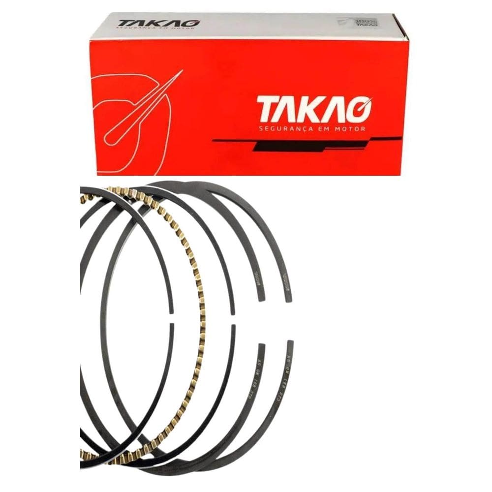 Anel Para Pistão (Jg) Marajo 1.6 8V 1987 A 1995 / Chevy 1.6 8V 1987 A 1995 / Chevette 1.6 8V 1987 A 1995 - Takao Asgm16B100