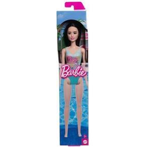 Kit Com 2 Bonecas Barbie Praia Maiô Azul E Roxo