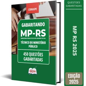 Caderno Testes Mp Rs 2025 Técnico Do Ministério Público