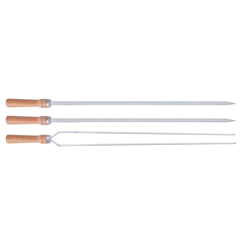 Conjunto Espeto Alumínio 90cm