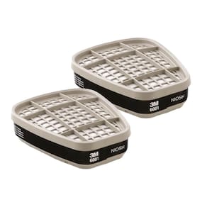 Par Cartucho Para Máscara Respiratória 3M 6001 Refil