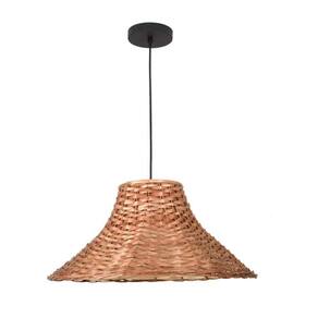Pendente Bali Chapéu Vime E27 Bivolt 60W Blumenau