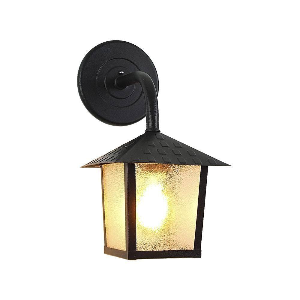 Arandela Blumenau Colonial Nina Quadrada Vidro Pontilhado E2