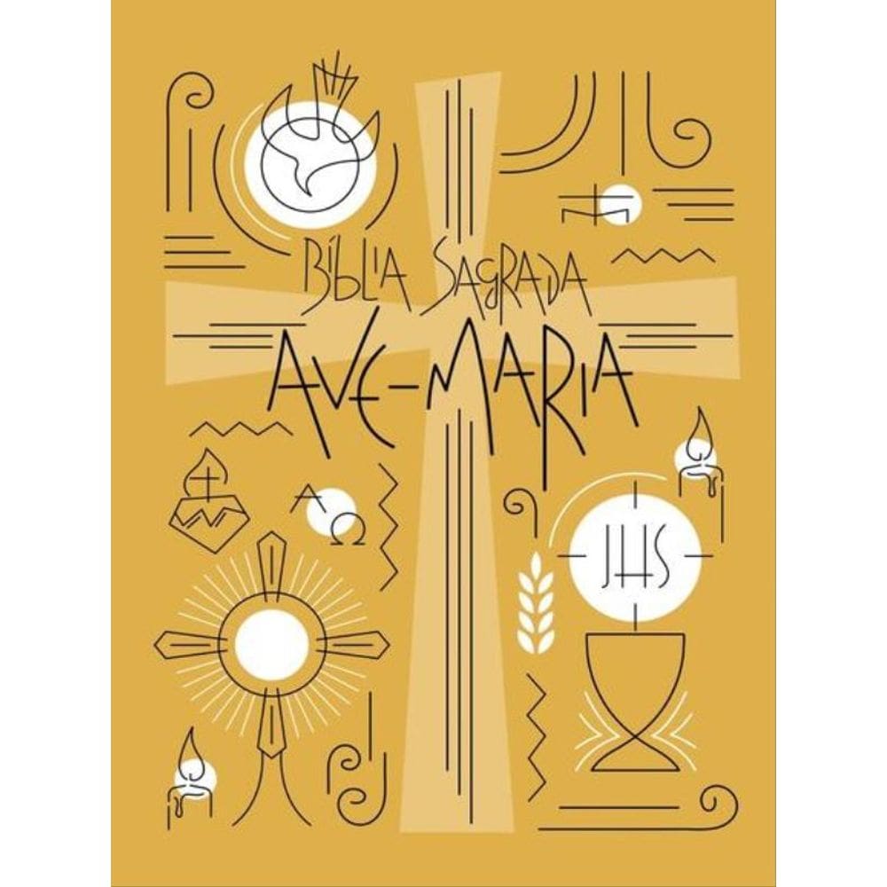 Bíblia Sagrada Ave-Maria - Capa Símbolos
