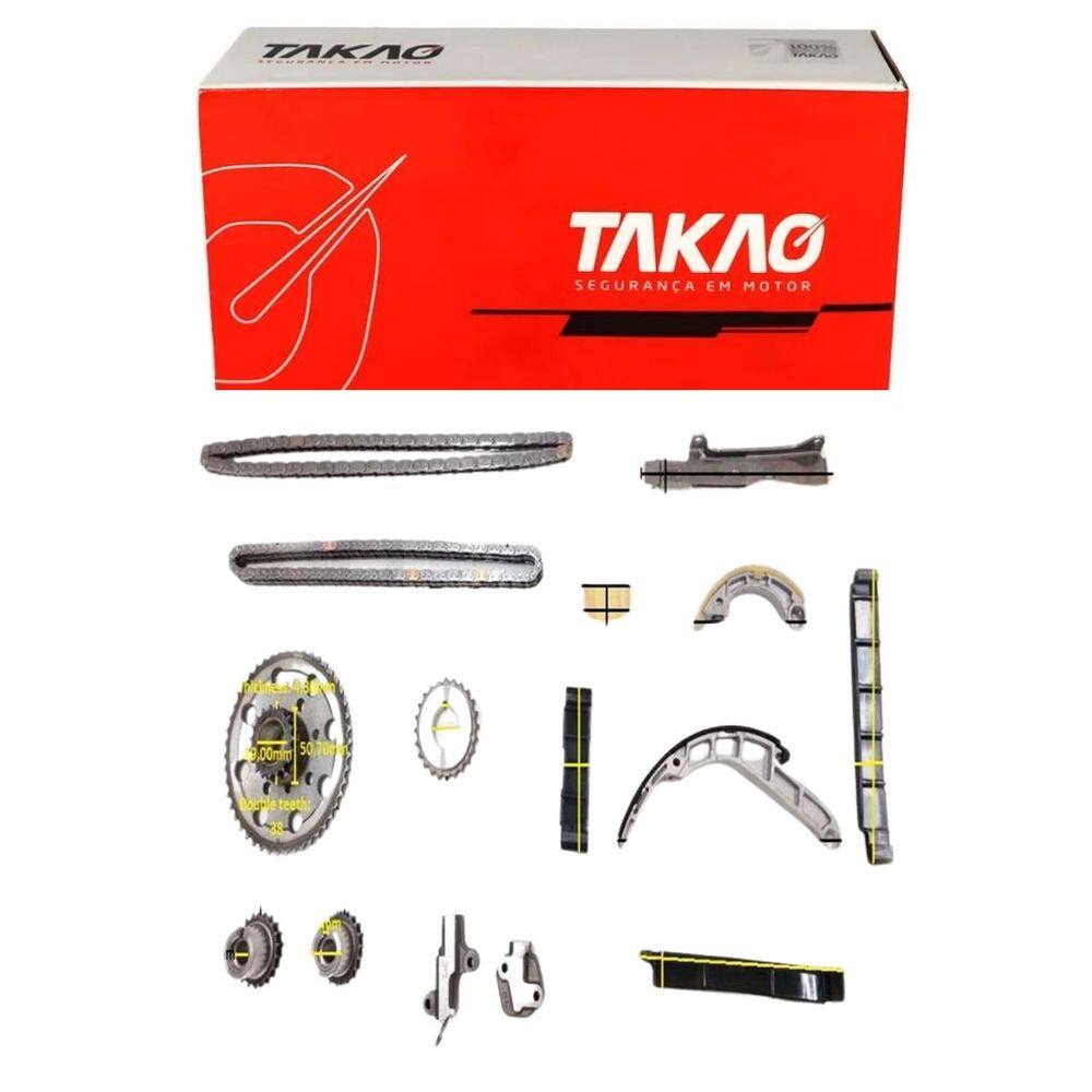 Kit De Corrente Frontier 2.5 16V 2012 A 2018 - Takao Kcrd25D