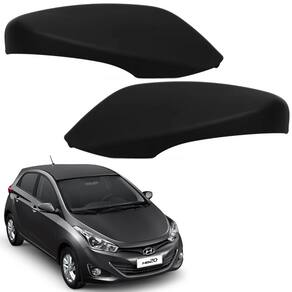 Par Capa Retrovisor Hb20 2012 A 2019 Com Furo Para Pisca