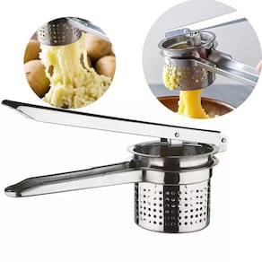 Espremedor e Amassador de Batatas, Legumes Para Fazer Pure, Utensilio Manual